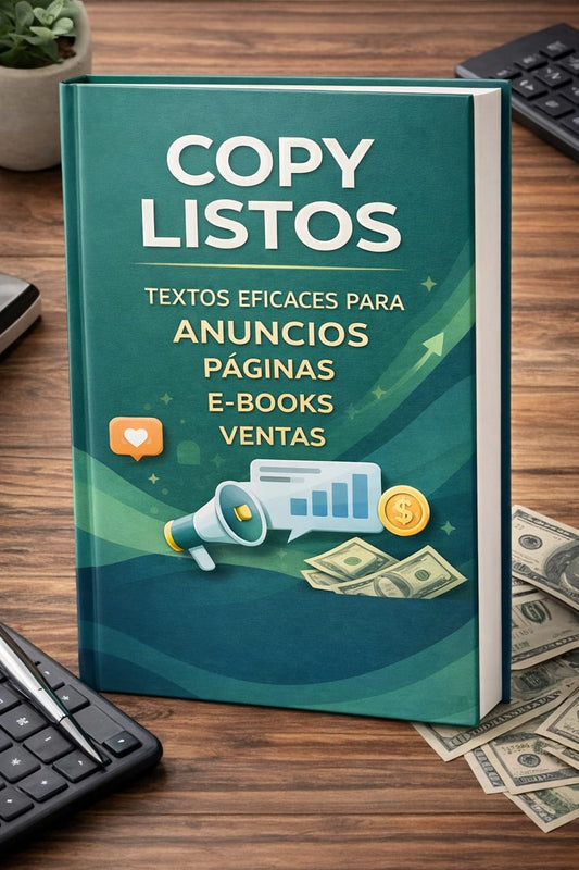 COPY LISTOS Tu guia completa para dominar el arte de escribir textos que convierten.