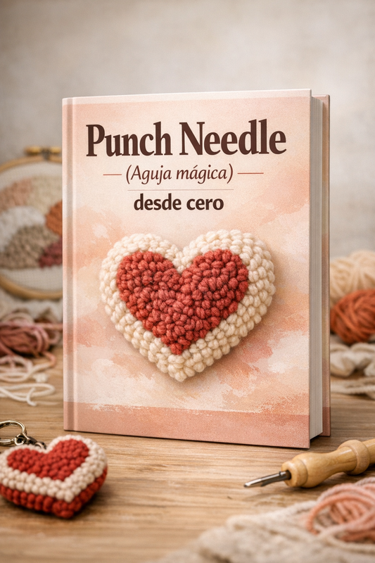 Aprende  PUNCH NEEDLE  (Aguja Mágica)  desde Cero + BONOS Potenciadores